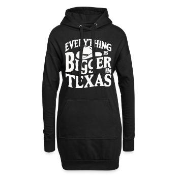 État du Texas Texans Texas - Sweat-shirt à capuche long Femme - noir - Devant