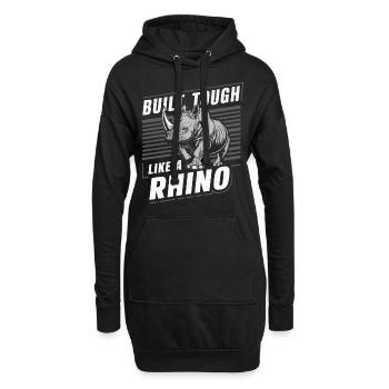 Rhinocéros Rhinocéros - Sweat-shirt à capuche long Femme - noir - Devant