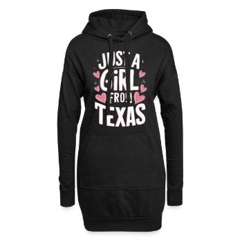 État du Texas Texans Texas - Sweat-shirt à capuche long Femme - noir - Devant