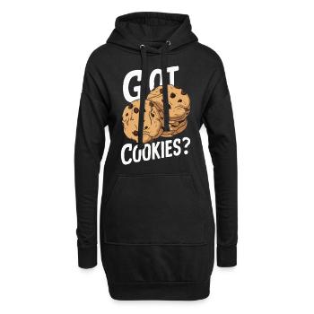 Cookies Cookie Biscuits Biscuits Chocolate - Hoodie Dress - black - Front