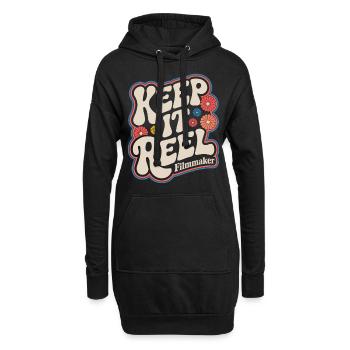 Filmemacher Filmregisseur Kameramann Film - Hoodie-Kleid - Schwarz - Vorne