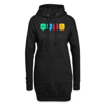 Auto Detailer Fahrzeugpflege Auto Detailing Expert - Hoodie-Kleid - Schwarz - Vorne