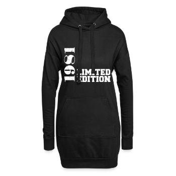 Édition limitée 1981, cadeau d’anniversaire 1981 - Sweat-shirt à capuche long Femme - noir - Devant