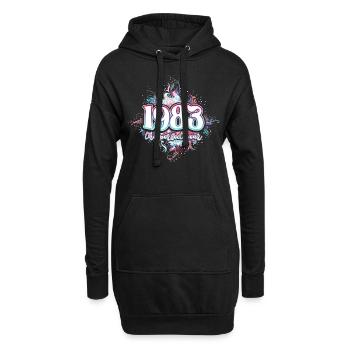Birthday Party Woman 1983 40 Years Anniversary - Hoodie Dress - black - Front