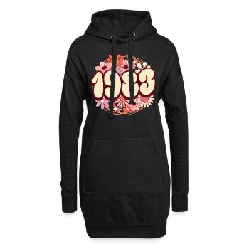 Geburtstagsfeier Frau 1983 40-jähriges Jubiläum - Hoodie-Kleid - Schwarz - Vorne