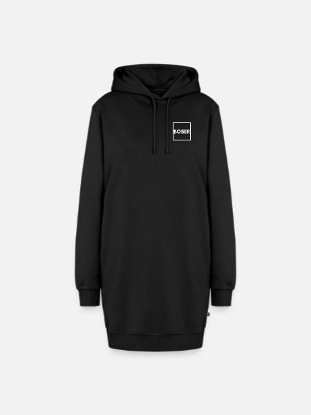BOBR BOBER - der Bieber - Hoodie-Kleid - Schwarz