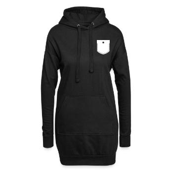 One white inside pocket Bag Bags - Hoodie Dress - black - Front