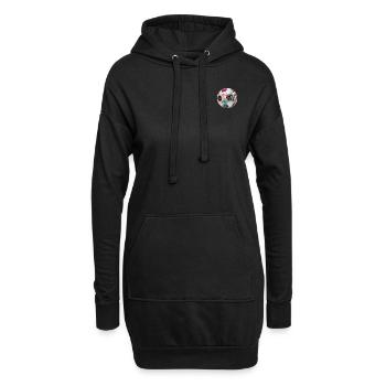 Graffity Football - Sweat-shirt à capuche long Femme - noir - Devant