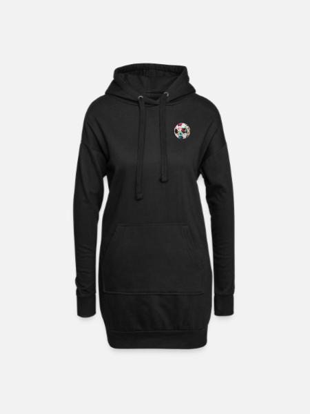 Graffity Football - Sweat-shirt à capuche long Femme - noir