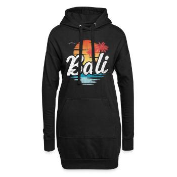 Bali - Sweat-shirt à capuche long Femme - noir - Devant