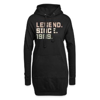 Les légendes sont nées en 1989 Idées cadeaux en 1989 - Sweat-shirt à capuche long Femme - noir - Devant