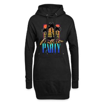 Mallorca Party Crew - Sweat-shirt à capuche long Femme - noir - Devant