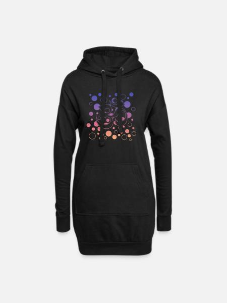 Yoga Namaste - Hoodie-Kleid - Schwarz