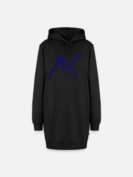 Breaking my guitar. - Hoodie-Kleid - Schwarz