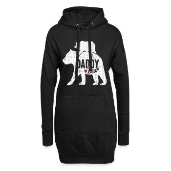 DADDY BEAR - Hoodie-Kleid - Schwarz - Vorne
