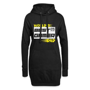 FATHER S DAY Gamer - Hoodie-Kleid - Schwarz - Vorne