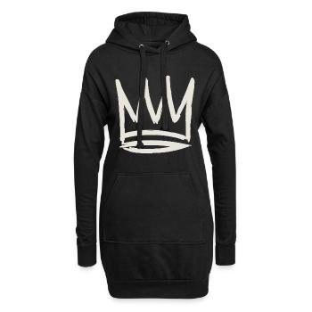 Royal Pfalz Krone - Hoodie-Kleid - Schwarz - Vorne