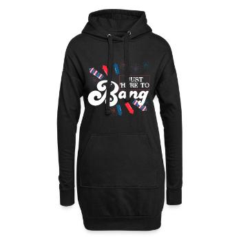 Patriotic Fireworks Party USA Célébration 4 juillet - Sweat-shirt à capuche long Femme - noir - Devant