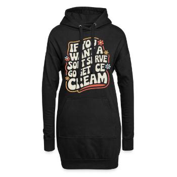 Joueurs de volley-ball Joueurs de beach-volley - Sweat-shirt à capuche long Femme - noir - Devant