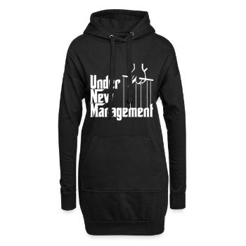 Sous la nouvelle direction Funny JGA Sayings - Sweat-shirt à capuche long Femme - noir - Devant