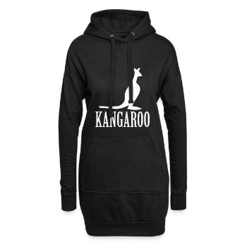 Kangaroo - Hoodie-Kleid - Schwarz - Vorne
