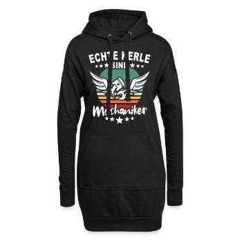 Mechaniker Automechaniker KFZ Mechaniker - Hoodie-Kleid - Schwarz - Vorne