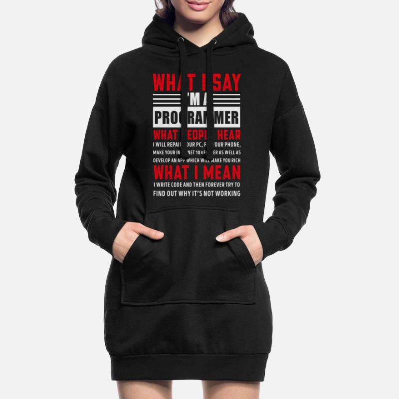 Funny Programming Coding Programmer Gift Hoodie Dress