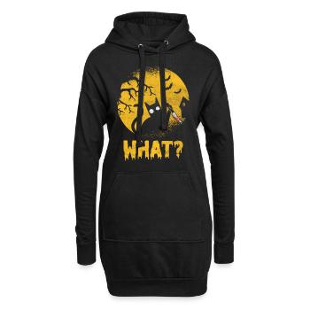 Gothic Cat Whisperer Meow Kitty Kitten Halloween - Hoodie-Kleid - Schwarz - Vorne