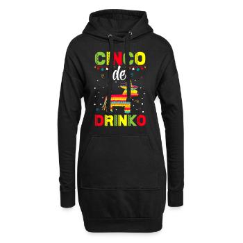 Pinata Cinco De Mayo Party Trinken Fiesta - Hoodie-Kleid - Schwarz - Vorne