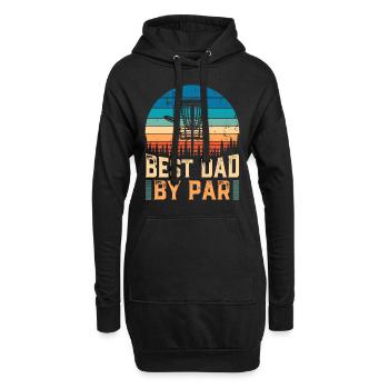 Drôle de Disc Golf Meilleur Papa Par Cadeau fête des Pères - Sweat-shirt à capuche long Femme - noir - Devant