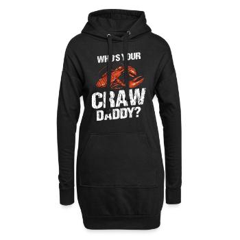 Krebse Daddy kochen Krebse Saison Hummer Vater - Hoodie-Kleid - Schwarz - Vorne