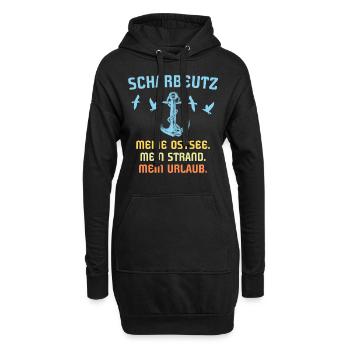 Scharbeutz Ostsee Scharbeutzer Souvenir - Hoodie-Kleid - Schwarz - Vorne