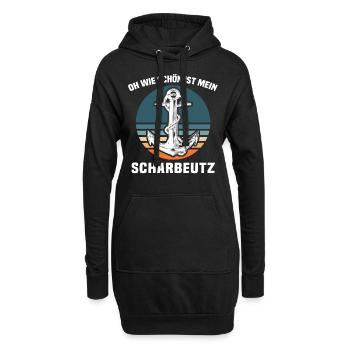 Scharbeutz Ostsee Scharbeutzer Urlaub - Hoodie-Kleid - Schwarz - Vorne