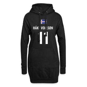 Fußball Sauf Trikot Island Mallorca Party Gruppen - Hoodie-Kleid - Schwarz - Vorne