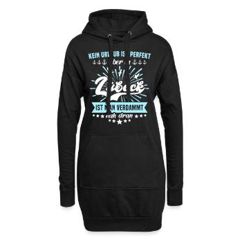 Lübeck Ostsee Sprüche Lübecker - Hoodie-Kleid - Schwarz - Vorne