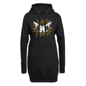 Magazinschrauber Trockenbauer Trockenbaumonteur - Hoodie-Kleid - Schwarz - Vorne
