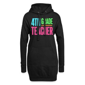 4e année Enseignante éducatrice École de formation à l’emploi - Sweat-shirt à capuche long Femme - noir - Devant