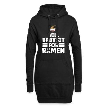 Babysitter Gift Babysitting Best Babysitter - Hoodie Dress - black - Front