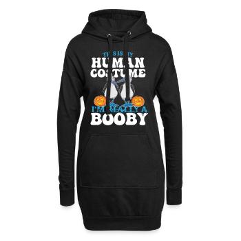 Costume humain Je suis vraiment un Booby Bird Halloween - Sweat-shirt à capuche long Femme - noir - Devant