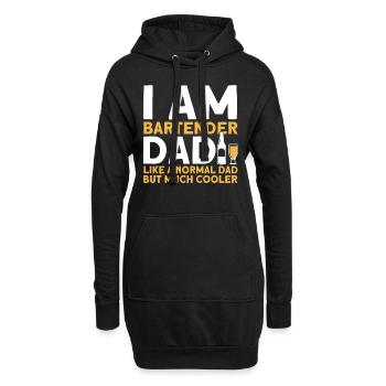 Barkeeper Geschenk Mixologist Spruch Bar - Hoodie-Kleid - Schwarz - Vorne