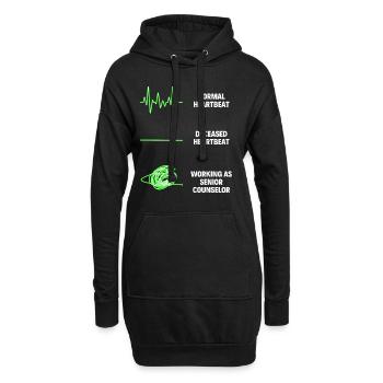 Senior Counselor Professional Worker - Hoodie-Kleid - Schwarz - Vorne