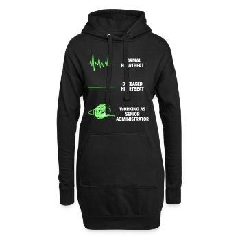 Administrateur supérieur Professionnel - Sweat-shirt à capuche long Femme - noir - Devant