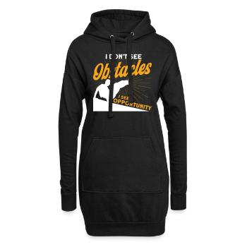 Parkour Cadeau Freerunning Parkour Runner - Sweat-shirt à capuche long Femme - noir - Devant