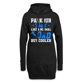 Parkour Cadeau Freerunning Parkour Runner - Sweat-shirt à capuche long Femme - noir - Devant