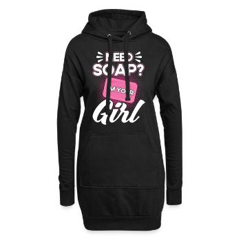 Soap Making Gift Homemade Soap Maker - Hoodie-Kleid - Schwarz - Vorne