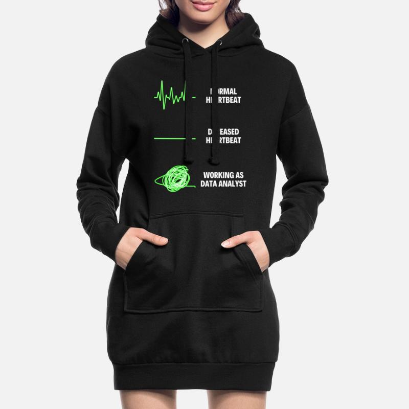 Data Analyst Data Analytics Worker Web Developer Hoodie-Kleid