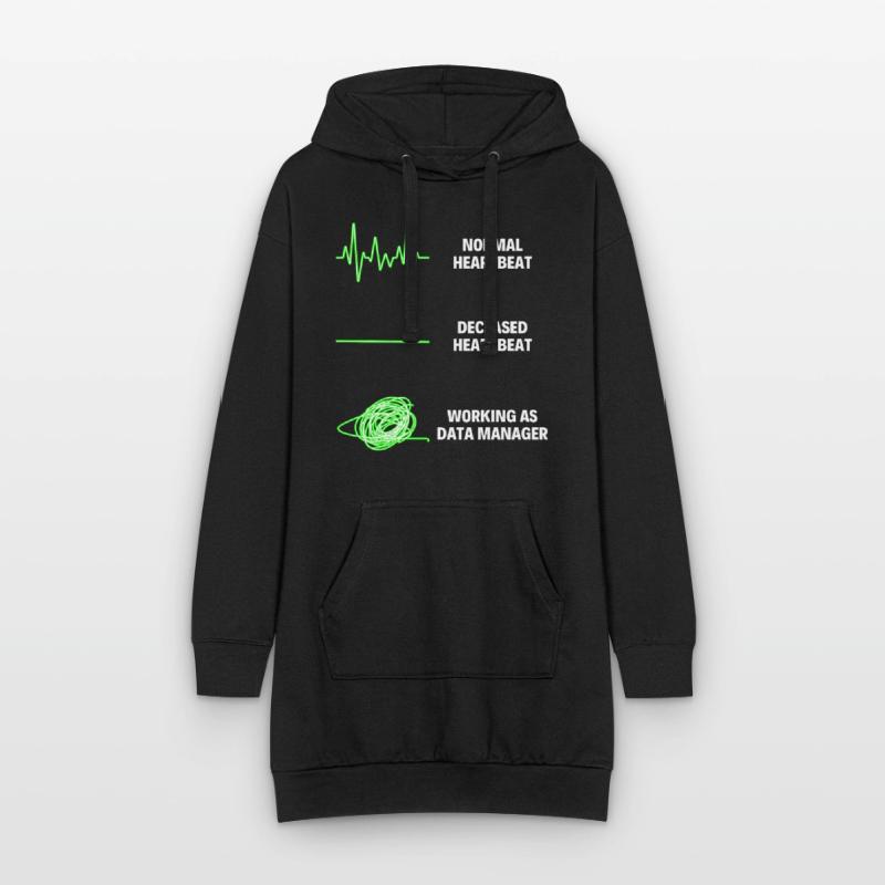 Data Manager Worker Coding Specialist Database Hoodie-Kleid