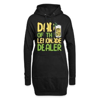 Limonadenstand Zitronensaft Limonade Geschäft - Hoodie-Kleid - Schwarz - Vorne