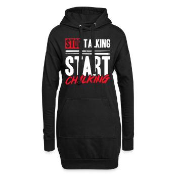 Billard Geschenkidee Billardspieler Pool Snooker - Hoodie-Kleid - Schwarz - Vorne