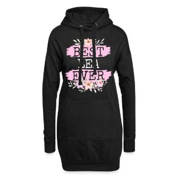 Lea Gift Name Birthday - Hoodie Dress - black - Front